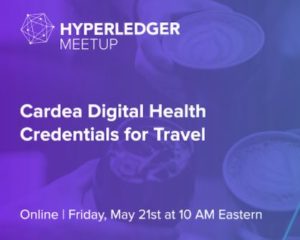 Cardea- a verifiable credential for health