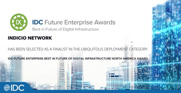 Indicio Named Finalist in IDC’s Inaugural Best in Future of Digital Infrastructure North America Awards