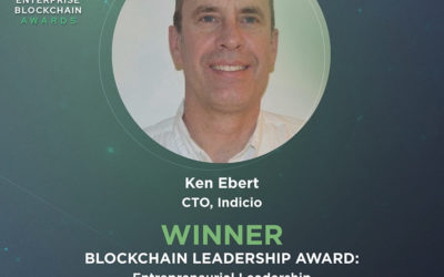 Enterprise Blockchain Awards Names Ken Ebert Winner in Blockchain Leadership Award Category