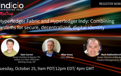 Hyperledger Fabric and Indy: Joining systems for secure decentralized identity