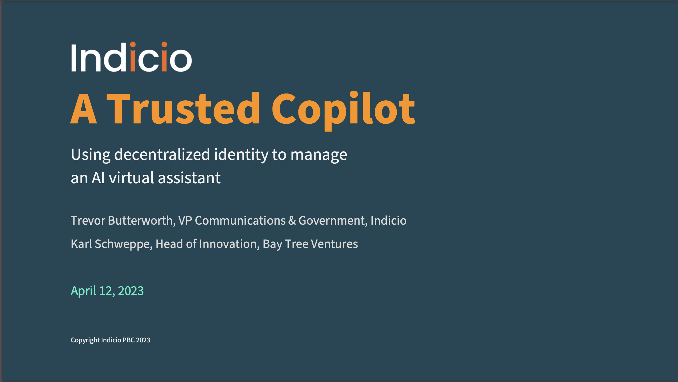 AI Position Paper